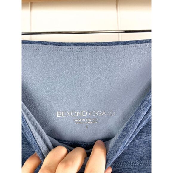 Beyond‎ Yoga Spacedye In The Mix High Waisted 7/8 Yoga Leggings Blue Size S - Picture 6 of 16